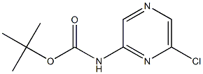 (6-氯吡嗪-2-基)氨基甲酸叔丁酯 结构式