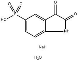 靛红-5-硫酸钠盐二水 结构式