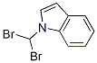 ジブロモメチル-1H-インドール 化学構造式