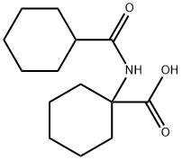 Cyclohexanecarboxylic acid, 1-[(cyclohexylcarbonyl)amino]- (9CI) 结构式