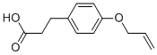 3-(4-(ALLYLOXY)PHENYL)PROPANOIC ACID 结构式