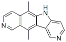 6,11-ジメチル-5H-ピリド[3',4':4,5]ピロロ[2,3-g]イソキノリン 化学構造式
