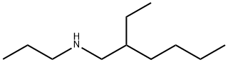 2-エチル-N-プロピル-1-ヘキサンアミン 化学構造式