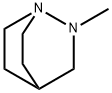 1,2-Diazabicyclo[2.2.2]octane, 2-methyl- Structure