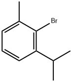 Benzene, 2-broMo-1-Methyl-3-(1-Methylethyl)- Struktur