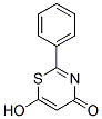 6-hydroxy-2-phenyl-1,3-thiazin-4-one 结构式