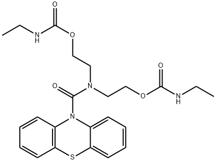 65240-99-5 Bis(ethylcarbamic acid)2,2'-(10H-phenothiazin-10-ylcarbonylimino)diethyl ester