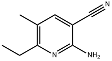 3-Pyridinecarbonitrile,  2-amino-6-ethyl-5-methyl- Structure