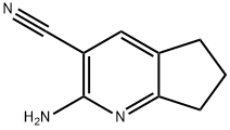 5H-Cyclopenta[b]pyridine-3-carbonitrile,  2-amino-6,7-dihydro- Struktur