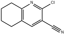 2-CHLORO-5,6,7,8-TETRAHYDROQUINOLINE-3-CARBONITRILE 化学構造式