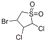 2,3-dichloro-4-bromotetrahydrothiophene-1,1-dioxide Struktur
