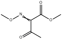 Methyl 2-methoxyiminoacetoacetate Structure
