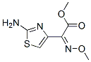 methyl (Z)-2-amino-alpha-(methoxyimino)thiazol-4-acetate Struktur