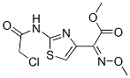 methyl (Z)-2-(chloroacetamido)-..alpha.-(methoxyimino)thiazol-4-acetate 结构式