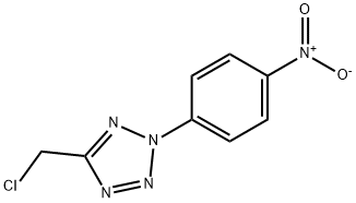 5-(Chloromethyl)-2-(4-nitrophenyl)-2H-tetrazole Struktur