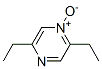 Pyrazine, 2,5-diethyl-, 1-oxide (9CI) Struktur