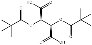 (-)-DIPIVALOYL-L-TARTARIC ACID Structure