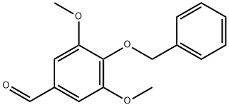 4-苄氧基-3,5-二甲氧基苯甲醛, 6527-32-8, 结构式