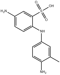 4,4'-diamino-3'-methyldiphenylamine-2-sulfonic acid Structure