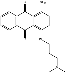 1-amino-4-[[3-(dimethylamino)propyl]amino]anthraquinone Structure