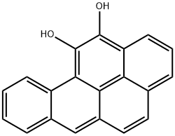Benzo(a)pyrene-11,12-diol Struktur