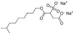 disodium 1-isodecyl 2-sulphonatosuccinate Structure