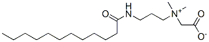 2-[3-(dodecanoylamino)propyl-dimethyl-ammonio]acetate Structure