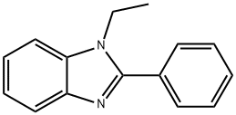 1-ETHYL-2-PHENYLBENZIMIDAZOLE, 6528-75-2, 结构式