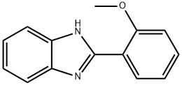 2-(o-アニシル)-1H-ベンゾイミダゾール 化学構造式