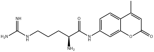 L-ARGININE 7-AMIDO-4-METHYLCOUMARIN HYDROCHLORIDE 化学構造式
