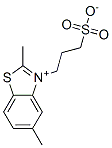 2,5-dimethyl-3-(3-sulphonatopropyl)benzothiazolium Structure