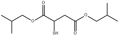 bis(2-methylpropyl) mercaptosuccinate,65291-43-2,结构式