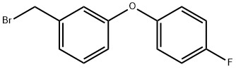 3-(4-氟苯氧基)苄溴, 65295-58-1, 结构式