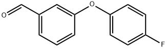 3-(4-FLUOROPHENOXY)BENZALDEHYDE Structure