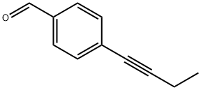Benzaldehyde, 4-(1-butynyl)- (9CI) 结构式