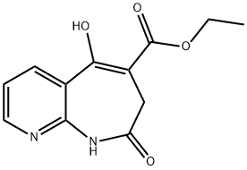 (Z)-ETHYL 5-HYDROXY-8-OXO-8,9-DIHYDRO-7H-PYRIDO[2,3-B]AZEPINE-6-CARBOXYLATE 结构式
