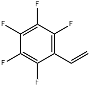 2,3,4,5,6-ペンタフルオロスチレン 化学構造式
