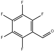 ペンタフルオロベンズアルデヒド 化学構造式