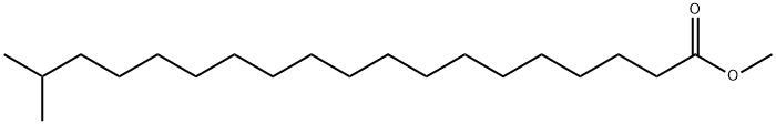 18-メチルノナデカン酸メチル 化学構造式