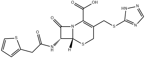 (6R,7R)-8-オキソ-7-[2-チエニルアセチルアミノ]-3-[(1H-s-トリアゾール-3-イルチオ)メチル]-5-チア-1-アザビシクロ[4.2.0]オクタ-2-エン-2-カルボン酸