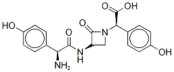 (3S,αR)-3-[[(R)-Amino(4-hydroxyphenyl)acetyl]amino]-α-(4-hydroxyphenyl)-2-oxo-1-azetidineacetic acid Structure