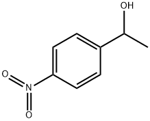 4-ニトロ-α-メチルベンゼンメタノール 化学構造式