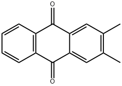 2,3-ジメチルアントラキノン 化学構造式