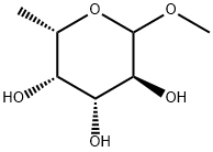 METHYL-L-FUCOPYRANOSIDE Struktur