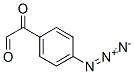 2-(4-azidophenyl)-2-oxo-acetaldehyde Structure