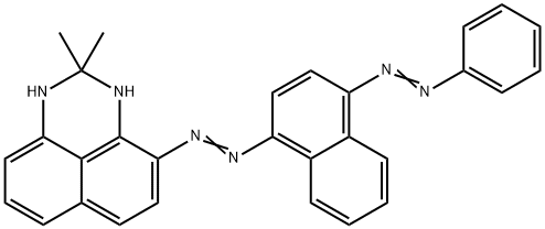 2,3-dihydro-2,2-dimethyl-4-[[1-naphthyl-4-(phenylazo)]azo]-1H-perimidine|苏旦黑B杂质1