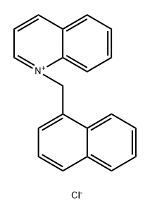 1-(1-naphthylmethyl)quinolinium chloride Struktur