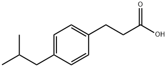 3-(4-ISOBUTYL-PHENYL)-PROPIONIC ACID Struktur