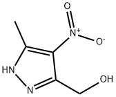 1H-Pyrazole-3-methanol, 5-methyl-4-nitro- (9CI) 化学構造式