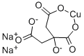 くえん酸・銅(II)・2ナトリウム塩 化学構造式